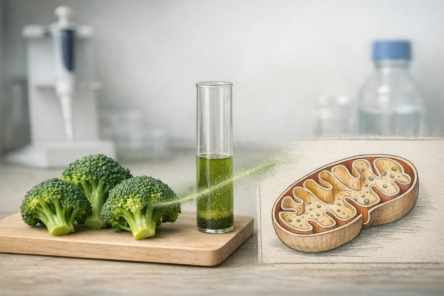 I broccoli e la glucorafanina: cosa sappiamo sull’effetto 'anti-età' a livello mitocondriale