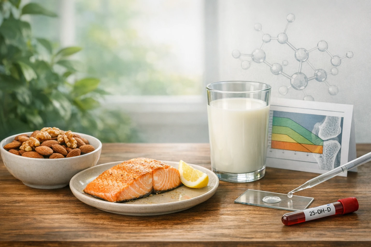 Calcio, magnesio e vitamina D: i principali nemici dell'osteoporosi