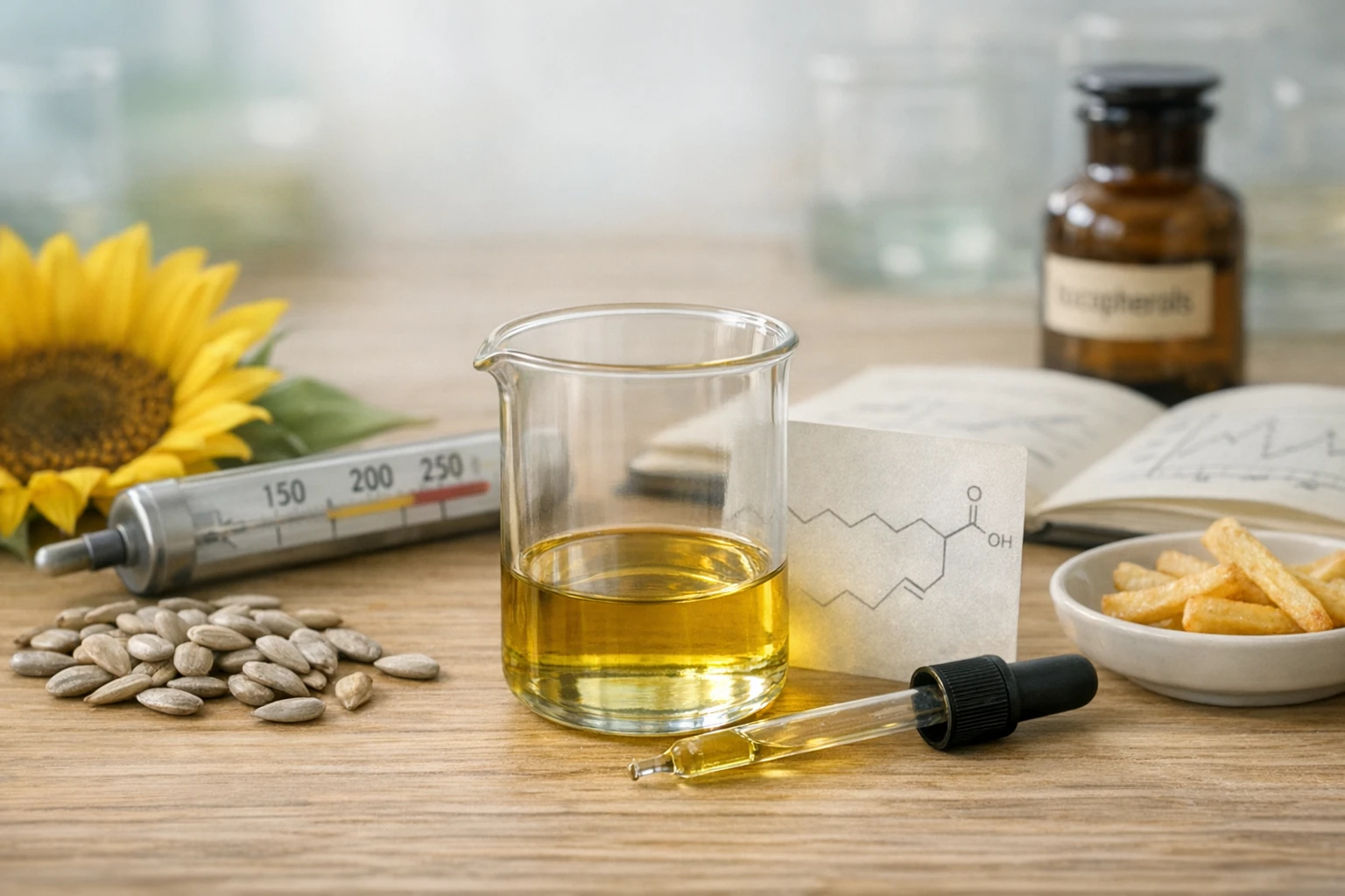 Girasole, scala la vetta tra gli oli di semi: l’alto‑oleico per una frittura a cuor leggero