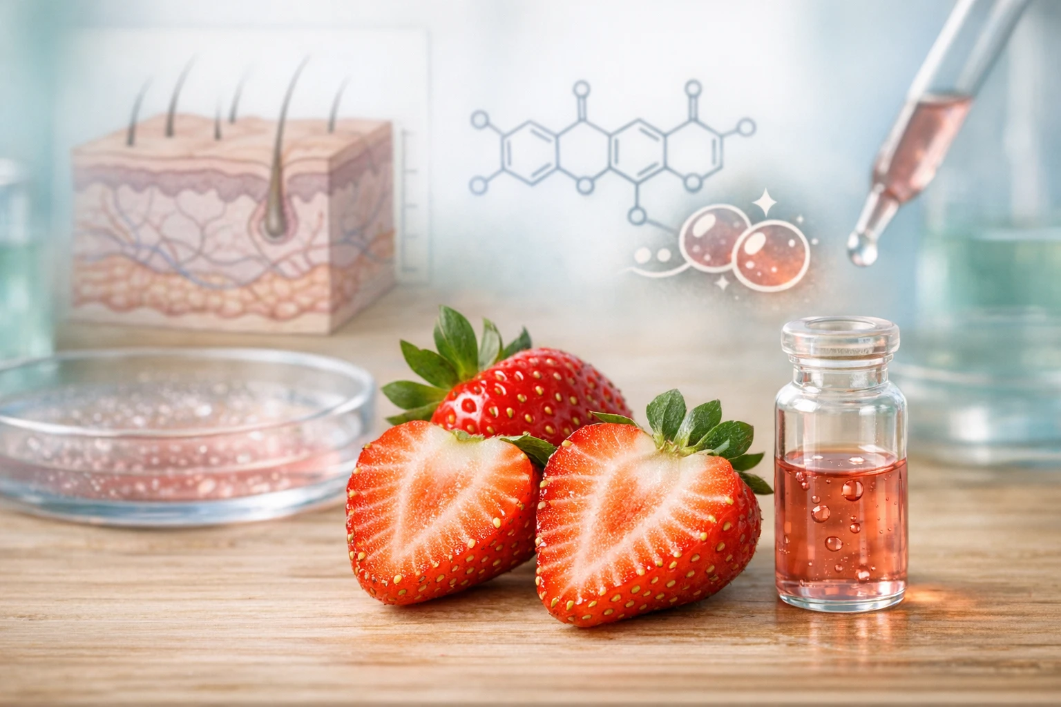 Ecco perché il rosso delle fragole fa bene alla pelle e al cuore