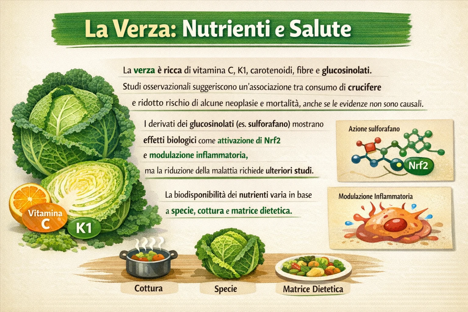 Benefici per la salute della verza